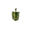 Gold double-sided pendant with Moldavite 2000339570005