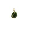 Gold pendant with Moldavite 2000339680001