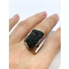 Moldavite ring in silver 2000080170004