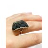 Moldavite ring in silver 2000080170004