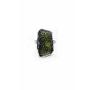 Moldavite ring in silver 2000080170004