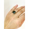 Moldavite ring in gold 2000287200009