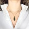 Moldavite pendant in gold 2000170490005
