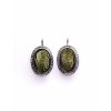 Moldavite earring in silver 2000066980009