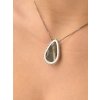 Stříbrný náhrdelník s vltavínem P39 0002