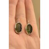 Moldavite earring in silver 2000199120006