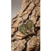 Moldavite earring in silver 2000199120006