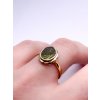 Moldavite ring in gold 2000280300003