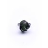 Moldavite ring in silver 2000097500009