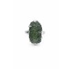 Moldavite ring in silver 2000080010003
