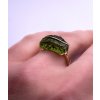 Moldavite ring in gold 2000191480008
