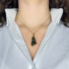 Moldavite pendant in gold 2000164530007