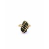 Moldavite ring in gold 2000279960003