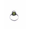Moldavite ring in white gold 2000028030001