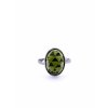 Moldavite ring in white gold 2000028030001