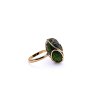 Moldavite ring in gold 2000278320006