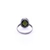 Moldavite ring in white gold 2000028090005