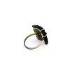 Moldavite ring in gold 2000092020007