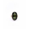 Moldavite ring in gold 2000274880009