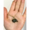 Moldavite pendant in gold 2000263330003