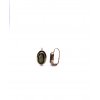 Moldavite earring in gold 2000274710009