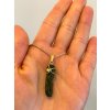 Moldavite pendant in gold 2000275490009
