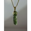 Moldavite pendant in gold 2000275490009