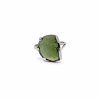 Moldavite ring in silver 2000078990003