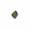 Moldavite ring in silver 2000080110000