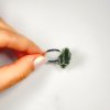 Moldavite ring in silver 2000070840009