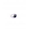 Moldavite ring in silver with zirconia 2000093810003