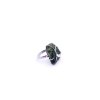 Moldavite ring in silver 2000097290009