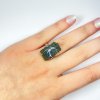 Moldavite ring in silver 2000097290009