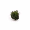 Moldavite ring in silver 2000313940008