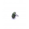 Moldavite ring in silver 2000102410002