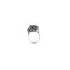 Moldavite ring in silver 2000102410002