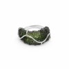 Moldavite ring in silver 2000097260002