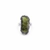 Moldavite ring in silver 2000080250003