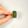 Moldavite ring in silver 2000102240005