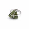 Moldavite ring in silver 2000101400004