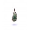 Moldavite pendant in pink gold 2000075220004