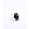 Moldavite ring in gold 2000267860001