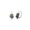 Moldavite earring in gold 2000092440003