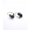Moldavite earring in gold 2000092440003