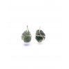 Moldavite earring in gold 2000092440003