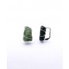 Moldavite earring in silver 2000066940003