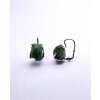 Moldavite earring in silver 2000150360007