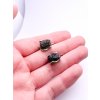 Moldavite earring in silver 2000150360007
