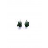 Moldavite earring in silver 2000150360007