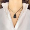 Moldavite pendant with garnet 2000227530005